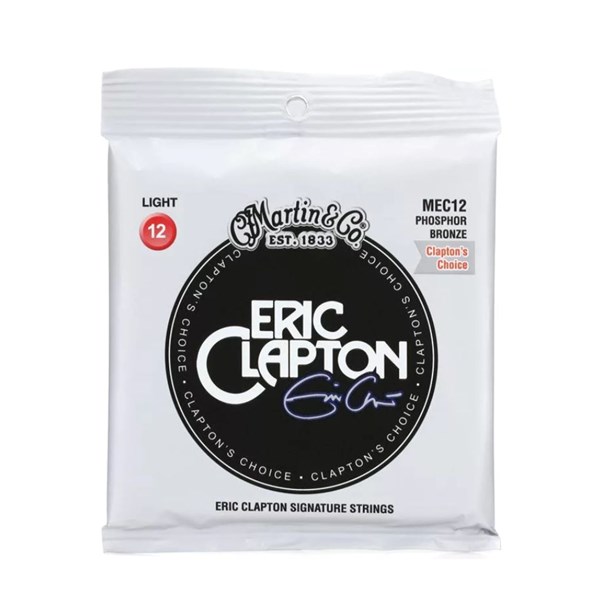 Martin & Co. MEC12 Eric Clapton's Choice Acoustic Guitar Strings Light Gauge (12-54)