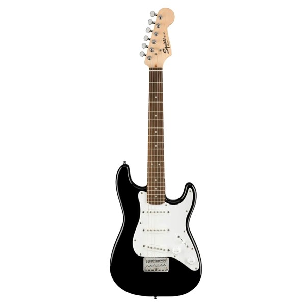 Squier by Fender SQ Mini Stratocaster V2 Electric Guitar - Black (370121506)