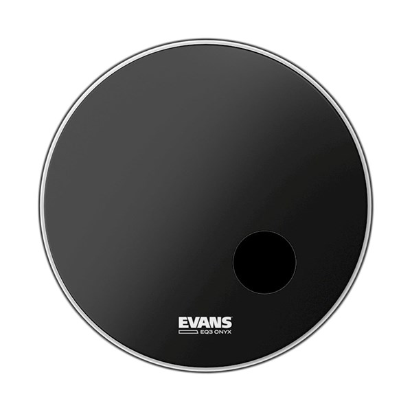 Evans 22-inch Resonant Onyx Bass Drum Head (BD22RONX EQ3)