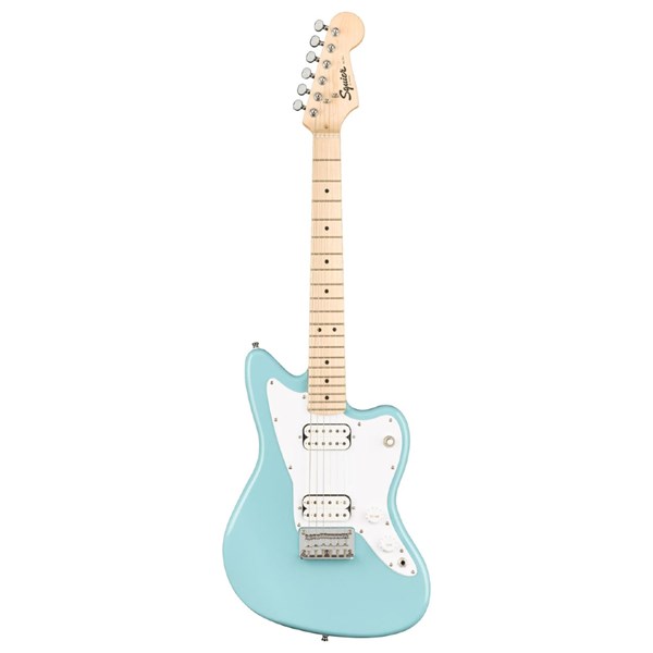Squier by Fender Mini Jazzmaster HH Electric Guitar - Daphne Blue (370125504)