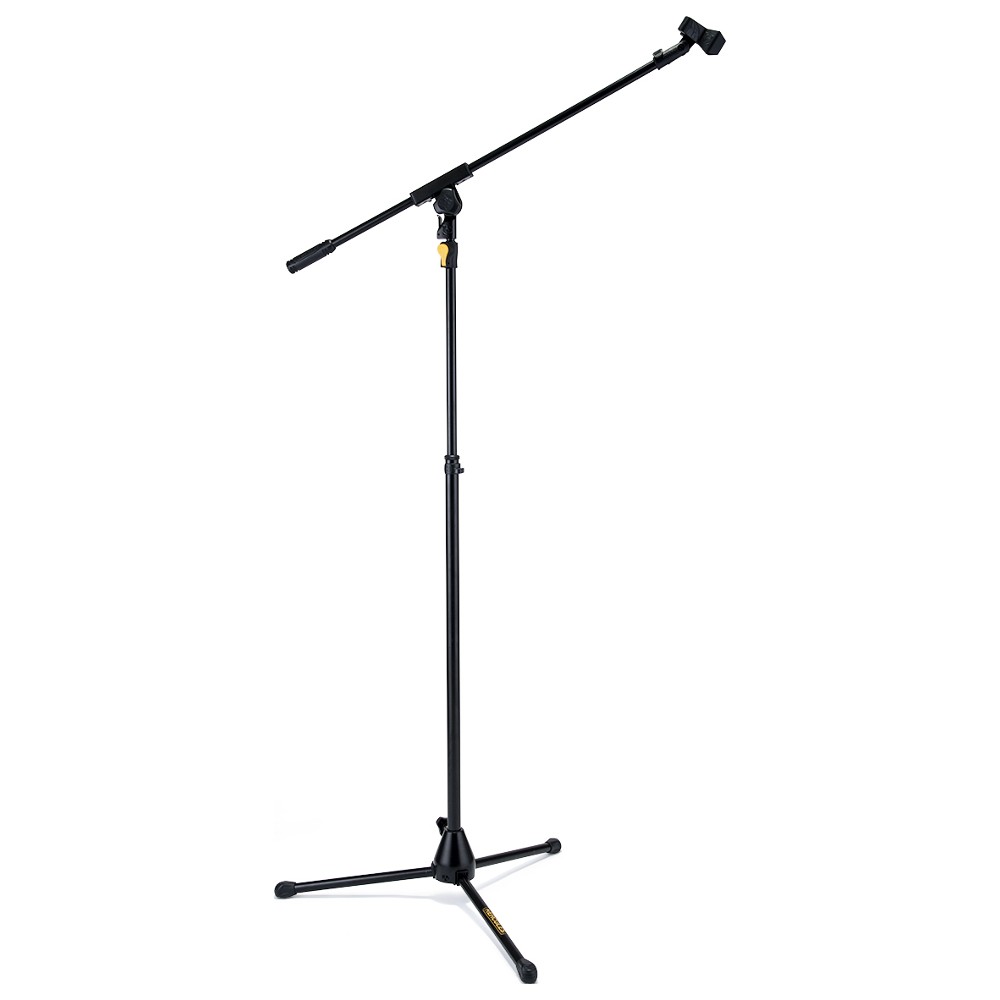 Hercules MS631B PLUS EZ Grip Tripod Microphone Stand with Boom and Mic