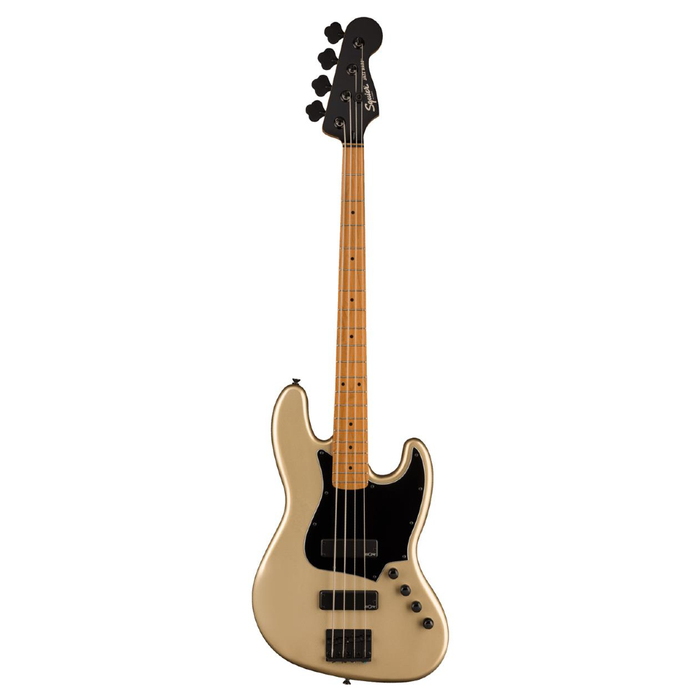 Squier　JB　Bass　by　Shoreline　Fender　Gold　Contemporary　(370451544)　Active　Jazz　Bass　HH　Guitar　Music