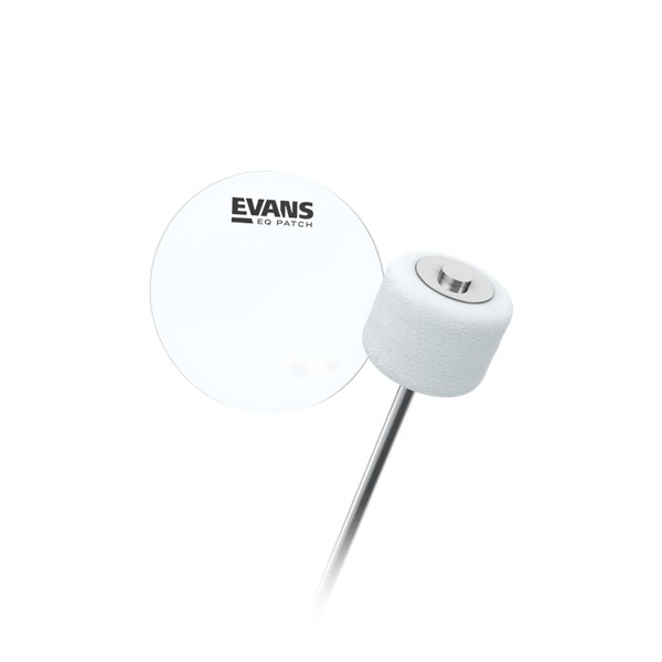 Evans Single Pedal Patch - Clear Plastic (EQPC1)