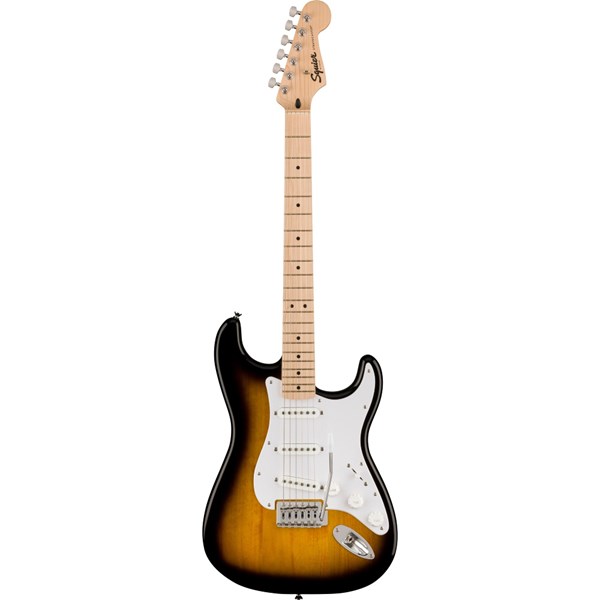 Squier by Fender Sonic Stratocaster Electric Guitar - Two Tone Sunburst (0373152503)