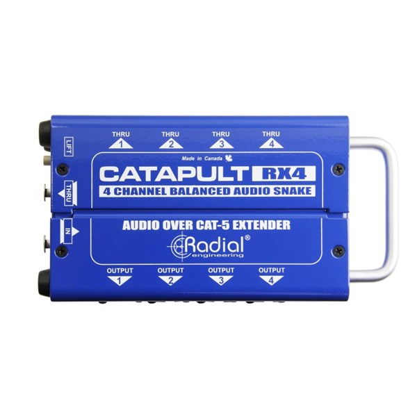 Radial Catapult RX4 Mic/Line Level to Ethernet RX