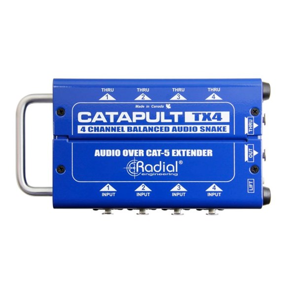 Radial Catapult TX4 Mic/Line Level to Ethernet TX
