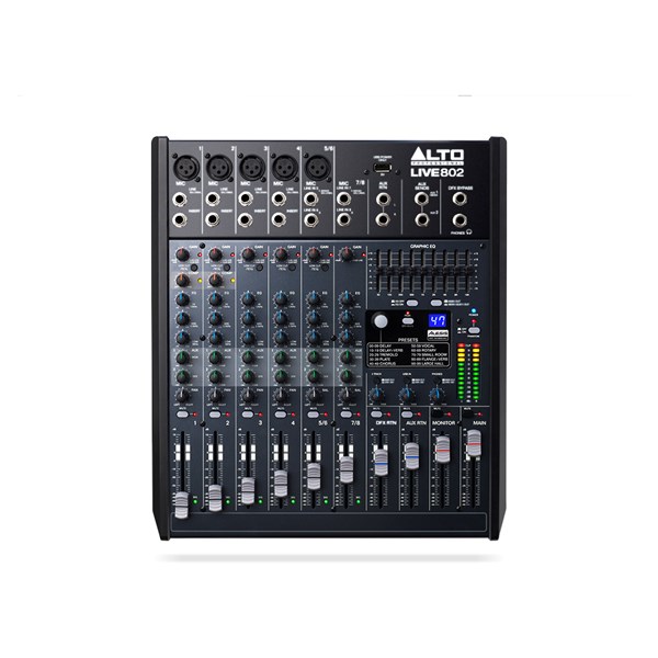 Alto Live 802 Professional 8 Channel/2-BUS Mixer