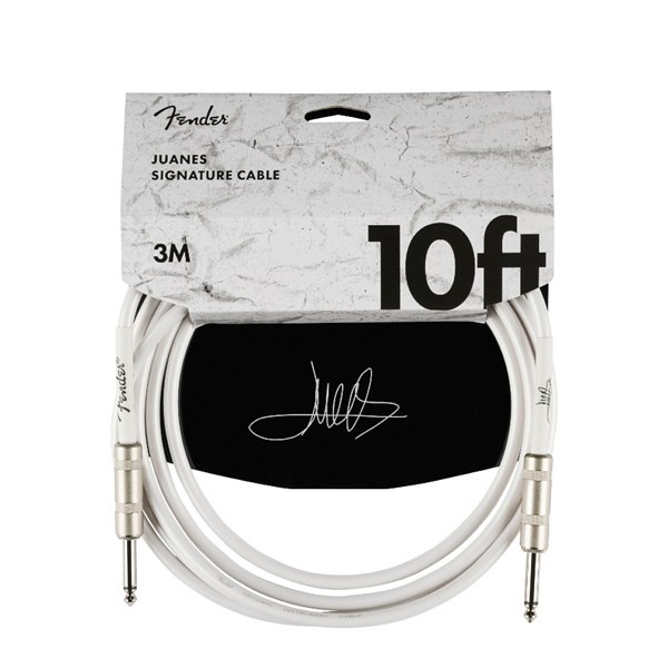Fender Juanes Signature 10ft Instrument Cable (Luna White)