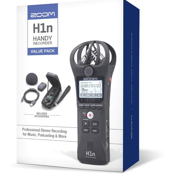 Zoom H1N-VP Handy Recorder 