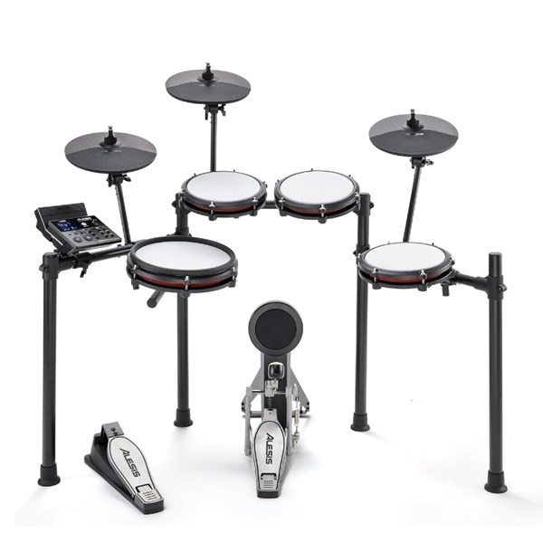 Alesis Nitro Max 8-Piece Kit Electric Drum Kit with Bluetooth