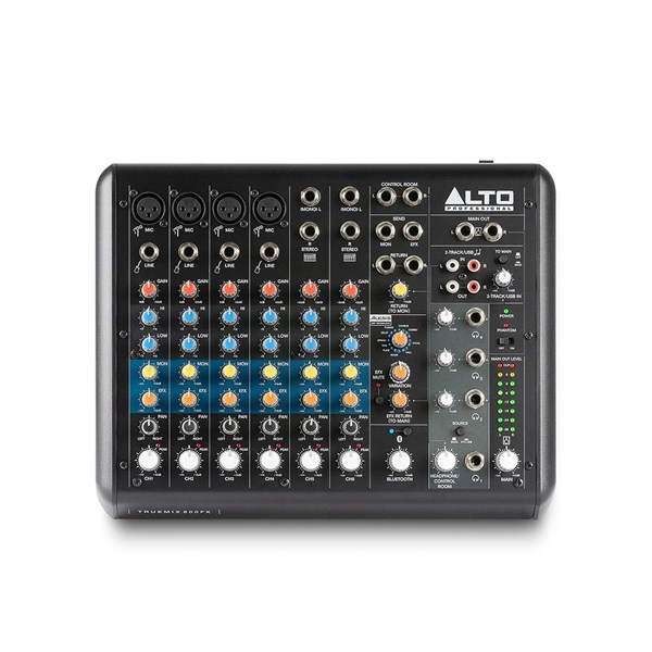 Alto TrueMix 800 FX 8-Channel Analog Mixer with USB