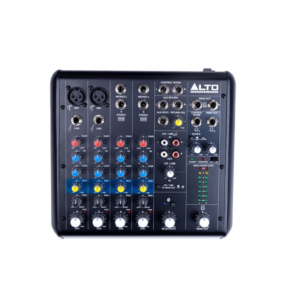 Alto TrueMix 600 6-Channel Analog Mixer with USB