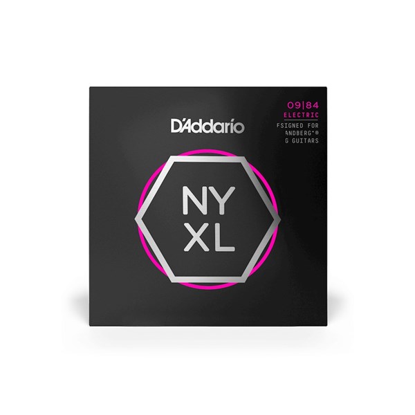 D'Addario NYXL0984SB Nickel Wound Custom Light 8-String Strandberg Electric Guitar Strings (9-84)