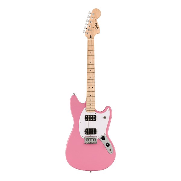 Squier by Fender Sonic Mustang Electric Guitar HH MN WPG Flash Pink (373702555)