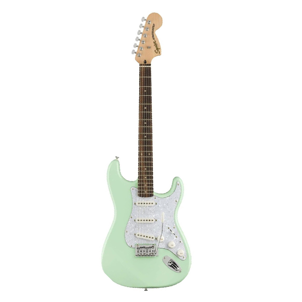 10800】 Squier Stratocaster surf Green フェンダー ストラトキャスター