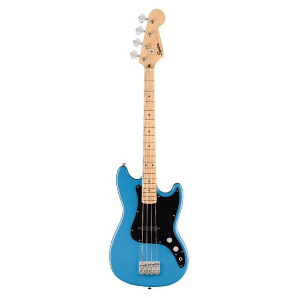 Squier by Fender FSR Sonic Bronco Bass Guitar Maple Fingerboard Black Pickguard -  California Blue (0373803526)