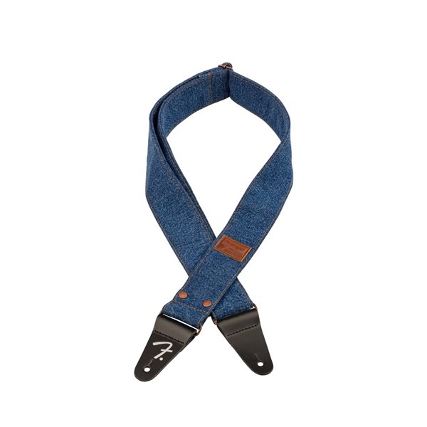 Fender Wrangler x Fender Denim Guitar Strap - Medium Indigo (990638003)