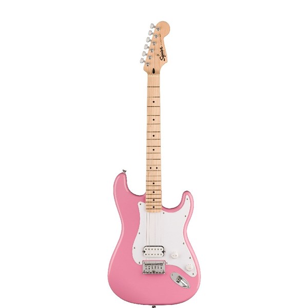 Squier by Fender Sonic Stratocaster Hard Tail Electric Guitar - Flash Pink  (0373302555)