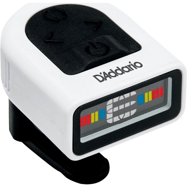 D'addario PW-CT-12W NS Micro Headstock Tuner (White)