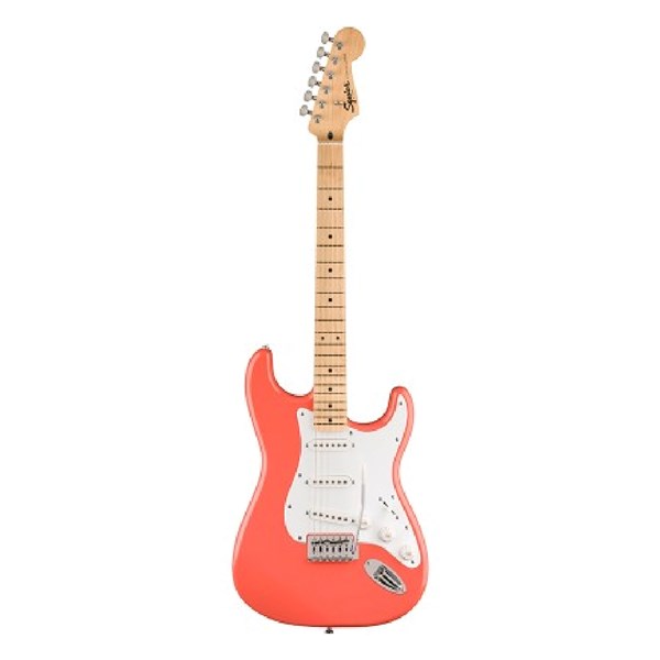 Squier by Fender FSR Sonic Stratocaster Electric Guitar - Tahitian Coral ( 0373152511)
