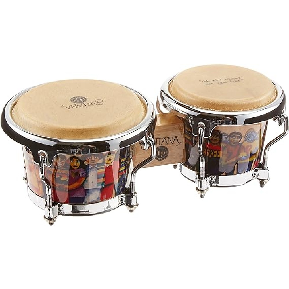 Latin Percussion (LP) LPM200-AW Santana Mini Tunable Bongo - JB Music
