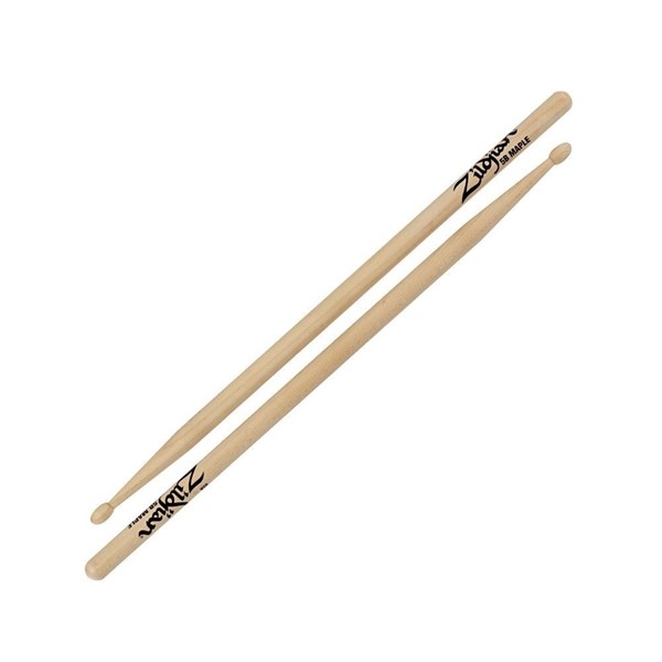 Zildjian 5B Maple Natural Drum Sticks - 5BM
