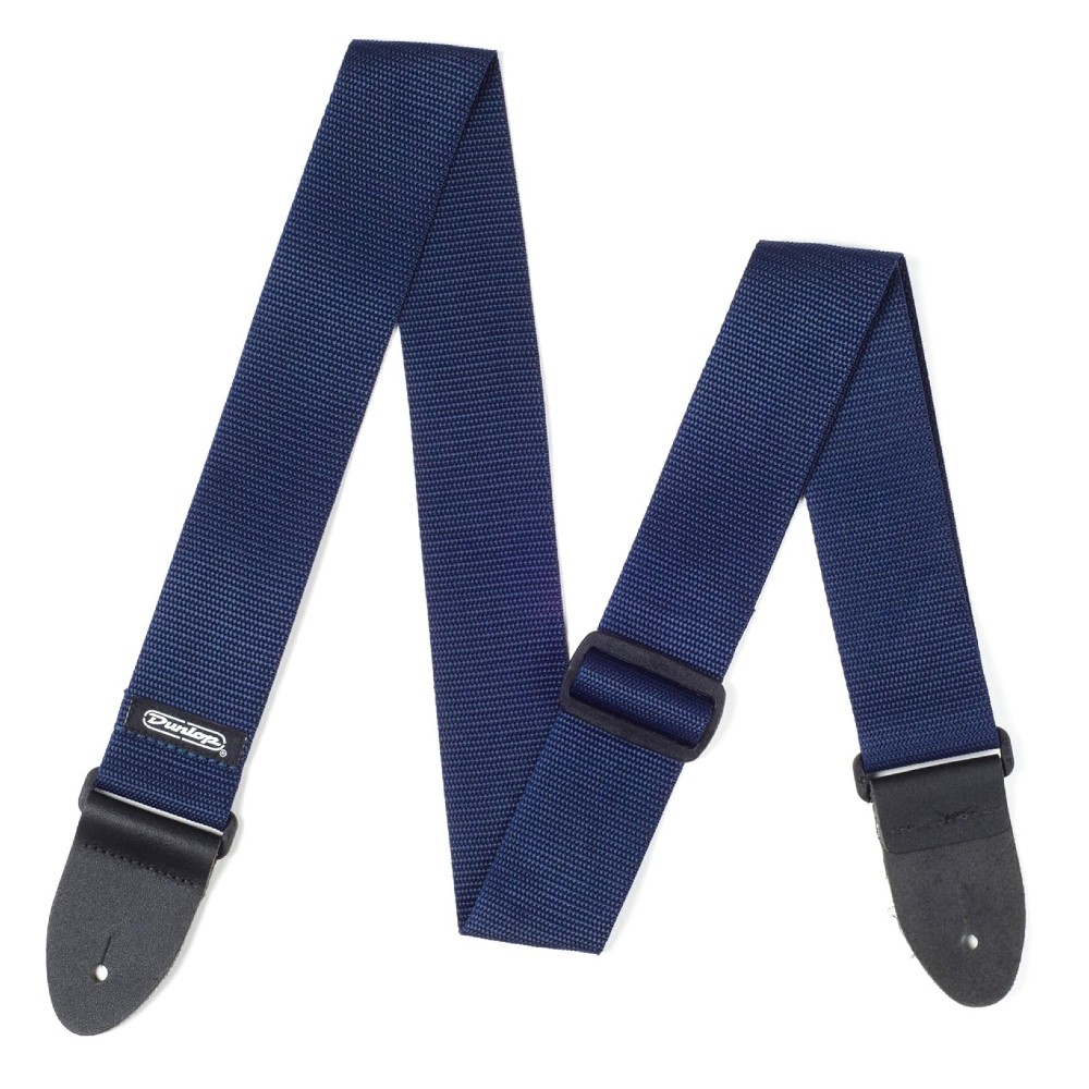 Jim Dunlop D07-01NV Poly Guitar Strap (Navy Blue)