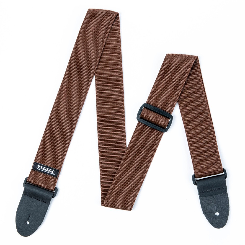 Jim Dunlop D07-01BR Poly Guitar Strap (Brown)
