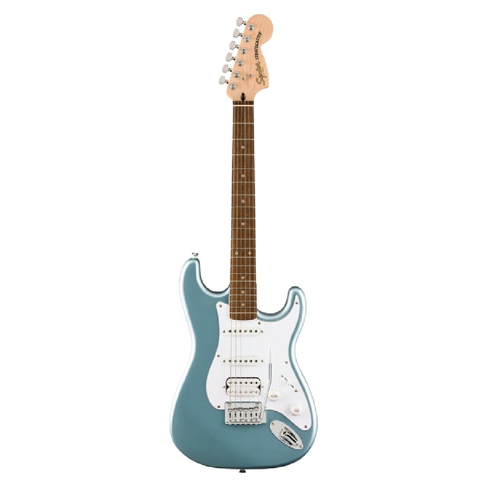 Squier by Fender Affinity Series Stratocaster Junior HSS (Short 24-inch Scale Length) Electric Guitar -  Ice Blue Metallic (0378180583) 