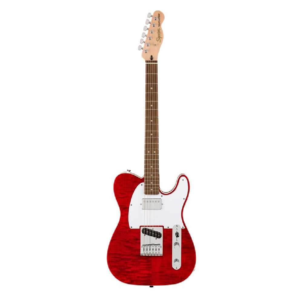 Squier by Fender Affinity Series Telecaster FMT SH Crimson Red Transparent Electric Guitar (0378280538)