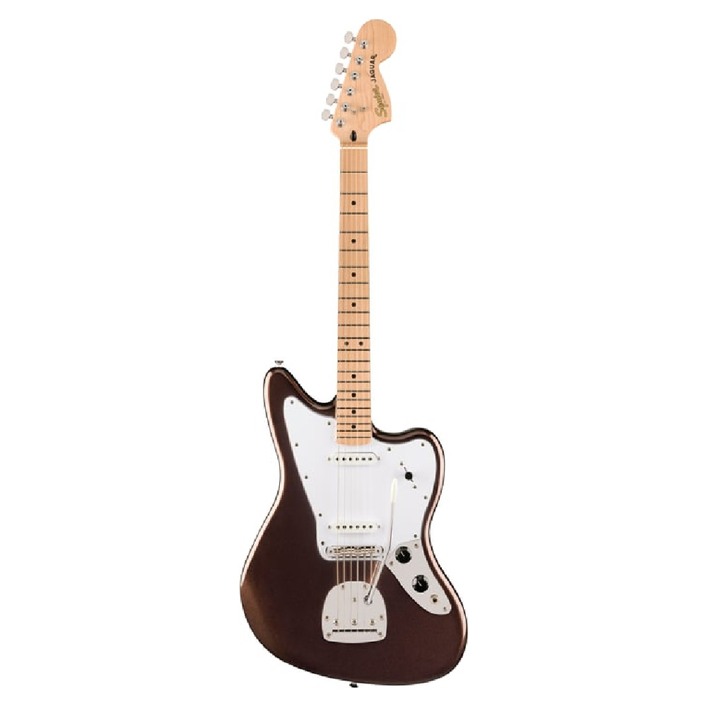 Squier by Fender Affinity Series Jaguar Mystic Metallic Brown Electric Guitar (0378402594)