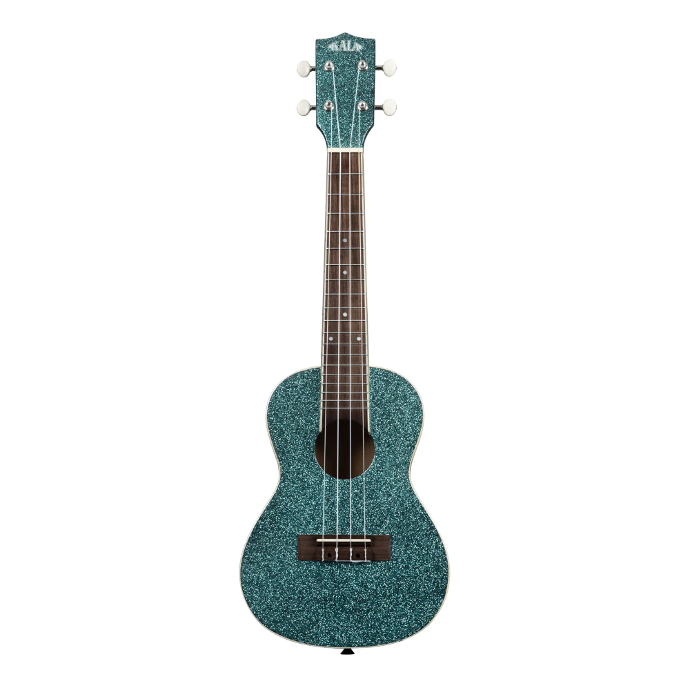 Kala KA-SPRK-AQUA Sparkle Gloss Rhapsody In Blue Concert Ukulele