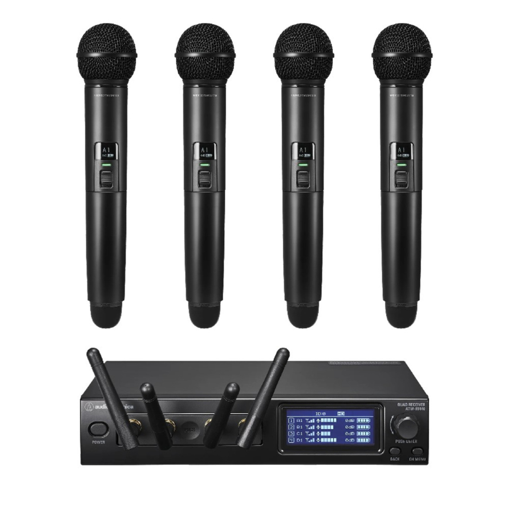 Audio-Technica ATW-1444 System 20 PRO Quad Wireless Handheld
