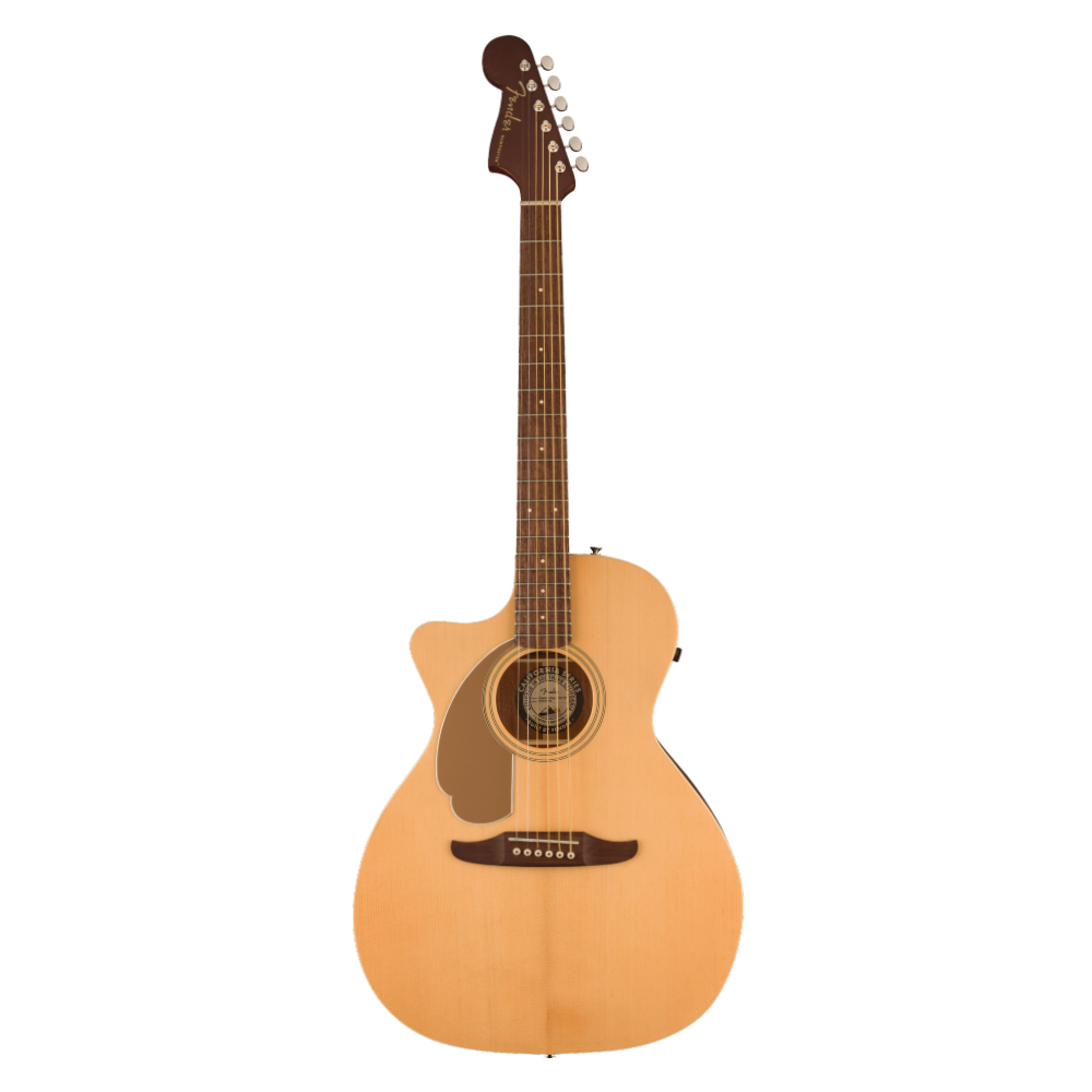 Fender Newporter Player Left-Handed Acoustic Guitar - Walnut Fingerboard / Gold Pickguard / Natural (970748521)