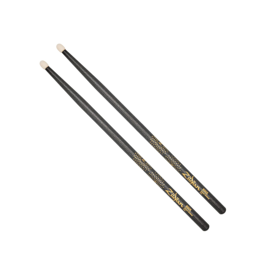 Zildjian Z Custom LE Drumstick Collection Black Chroma ROCK Nylon Tip (ZRKCBN-ZC)