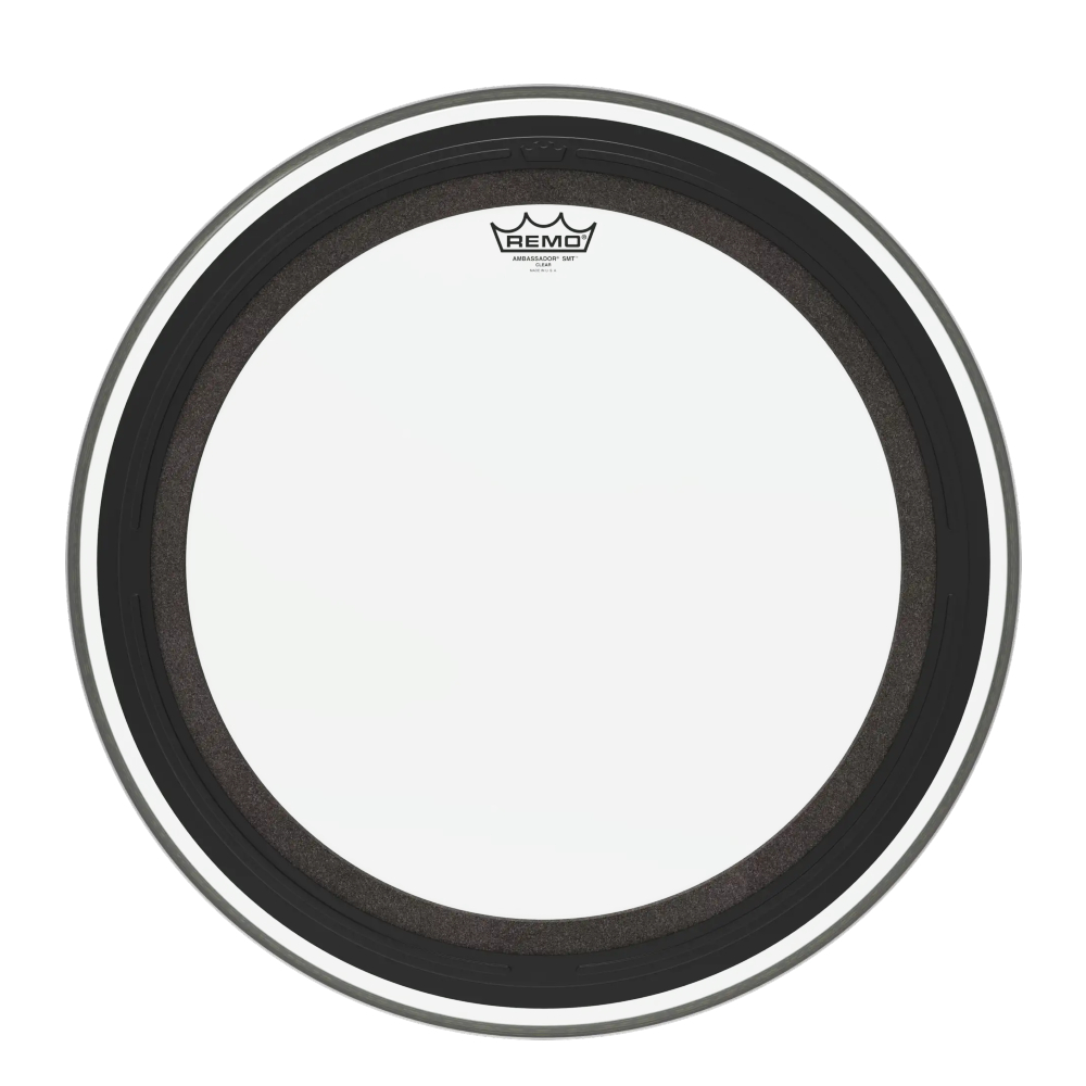 Remo BR-1322-00-SMT 22-inch Ambassador SMT Bass Drum Head (Clear)