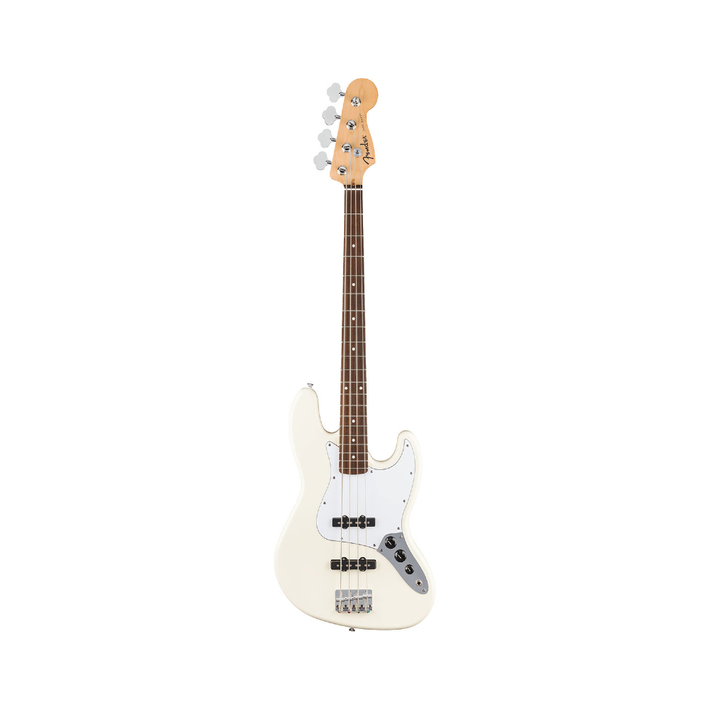 Fender Standard Series Jazz Electric Bass Guitar - Olympic White
