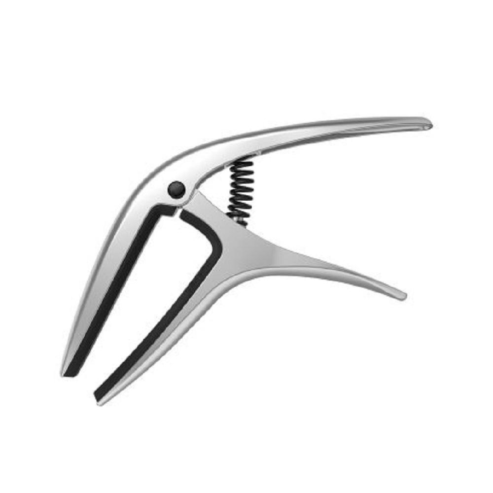 Ernie Ball Axis Capo Dual Radius Guitar Capo - Silver Satin (9601)