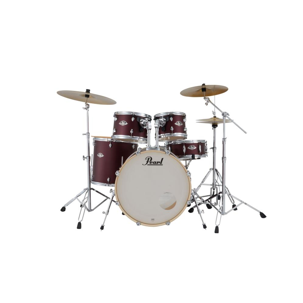 Pearl Export EXX 5-Pc Drum Set Fusion Shell Pack - Satin Scarlet (EXX725SPN/C) (#864)
