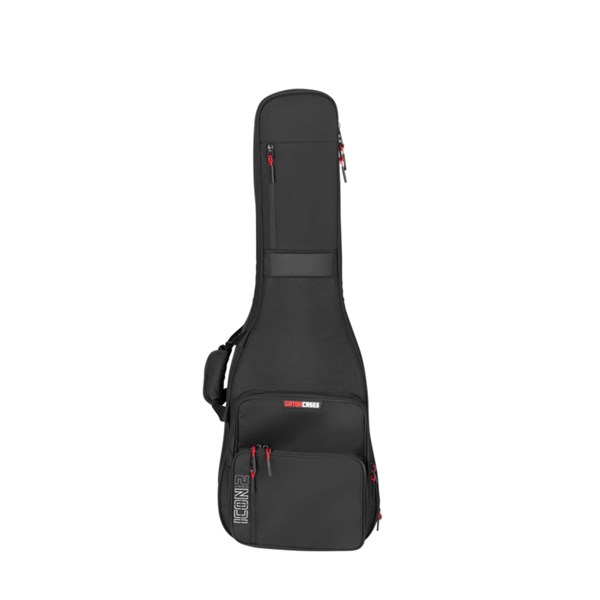 Gator G-ICONTTELEC-BLK Take Two Series Dual Electric Guitar Bag (Black)