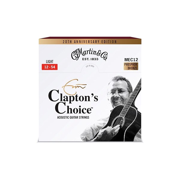 Martin MEC12LTD20 Eric Clapton 20th Anniversary Edition 92/8 (Phosphor Bronze Light)