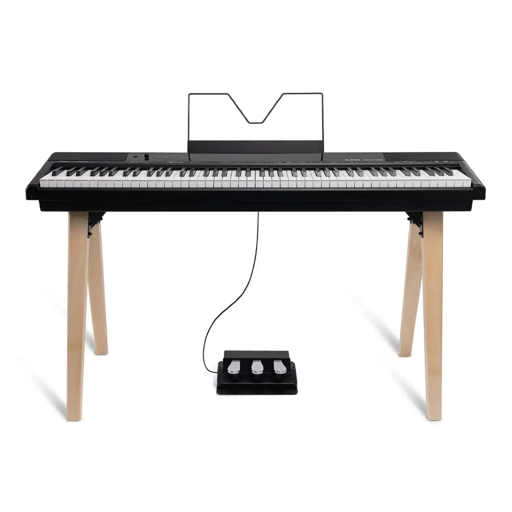 Alesis RECITALHOME 88-Key Contemporary Digital Piano w/Wood Stand (Black)
