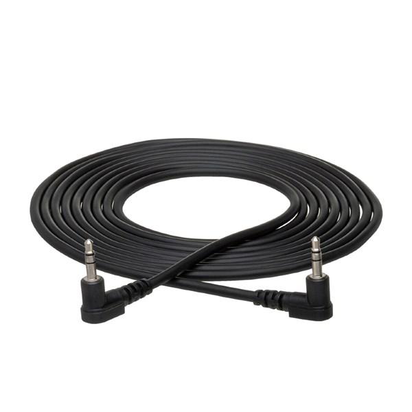 Hosa CMM-103RR Stereo Interconnect Cable Right-angle 3.5mm TRS Male to Right-angle 3.5mm TRS Male 3ft