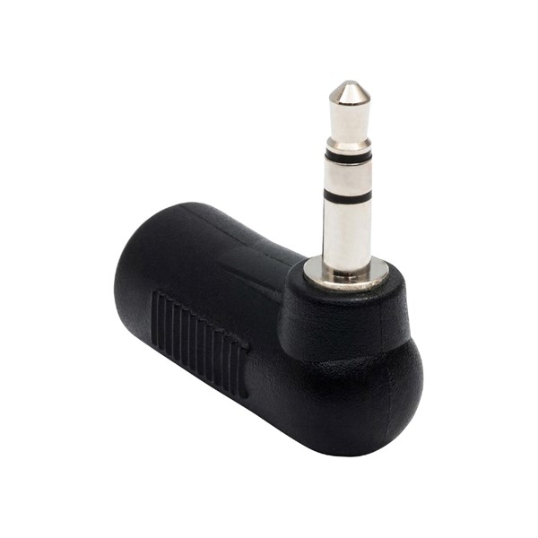 Hosa GMP-467 3.5mm TRS Female to 2.5mm TRS Male Right-angle Adapter