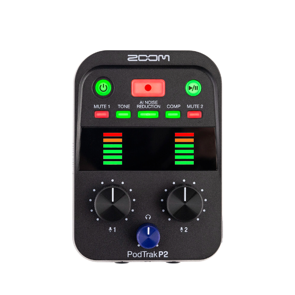 Zoom PodTrak P2 USB Mic Recorder