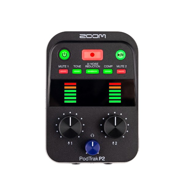 Zoom PodTrak P2 USB Mic Recorder