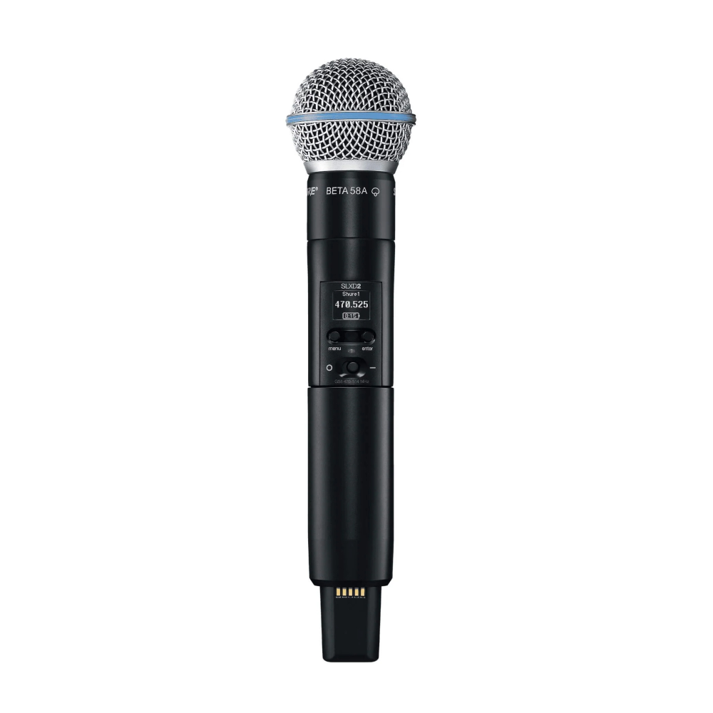 Shure SLXD2/B58-H57 Handheld Transmitter w/ Beta58A Head - JB Music