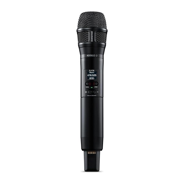 Shure SLXD2/N8SB Handheld Transmitter with Nexadyne 8/S Black Supercardioid Vocal Mic Capsule