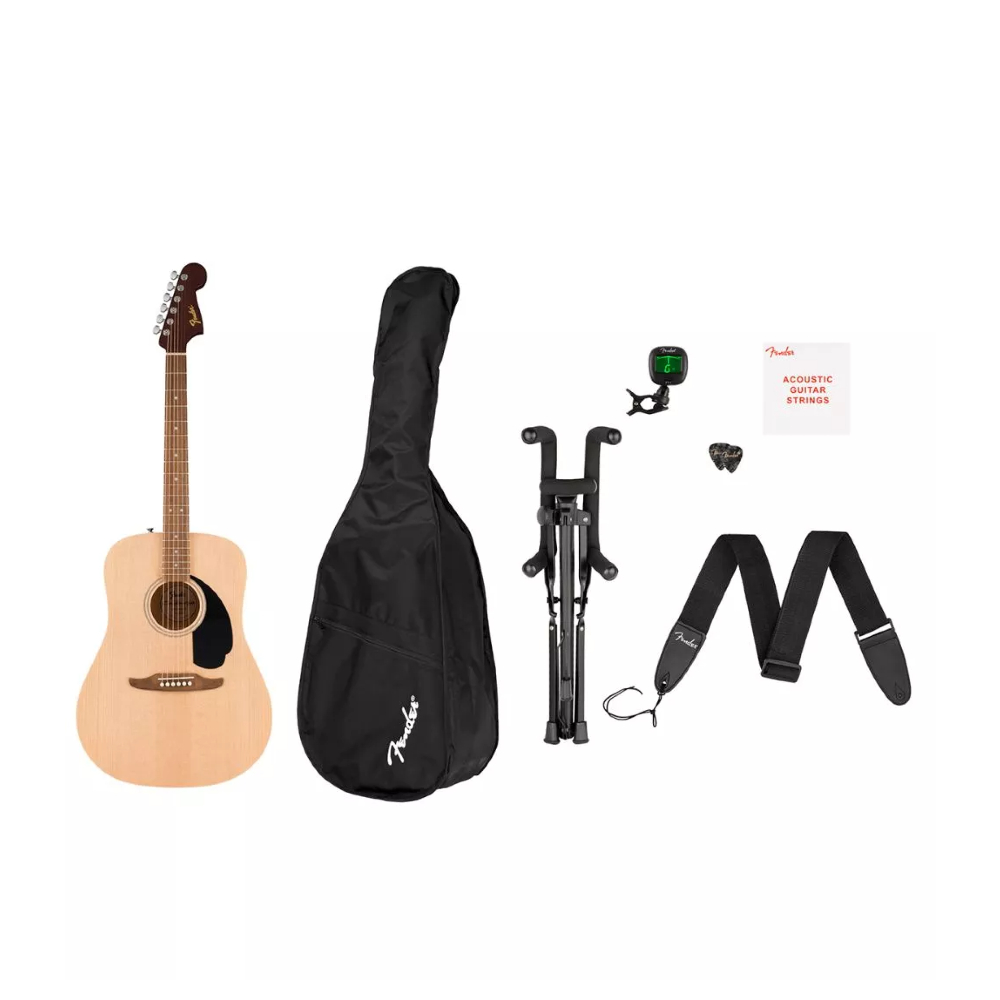 Fender California Debut Natural Acoustic Guitar Pack  (974000421)