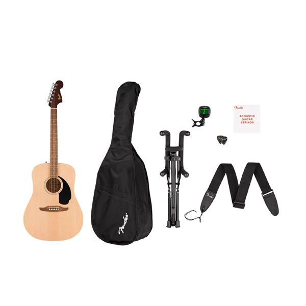 Fender California Debut Natural Acoustic Guitar Pack  (974000421)
